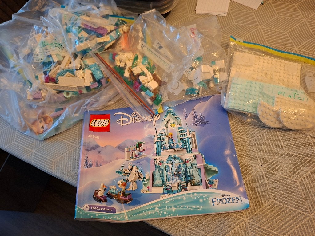 Lego Frozen kasteel, Ophalen, Gebruikt