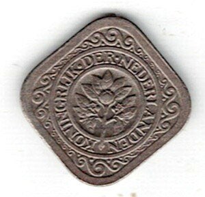 26-1488 Nederland 5 cent 1934, Verzenden, Koningin Wilhelmina, 5 cent, Losse munt