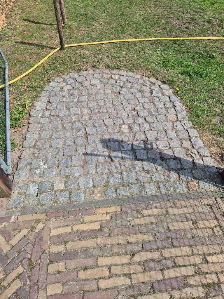 Kinderkopjes Natuurstenen kasseien - Graniet, Gebruikt, Graniet, Minder dan 20 cm, Minder dan 5 m²