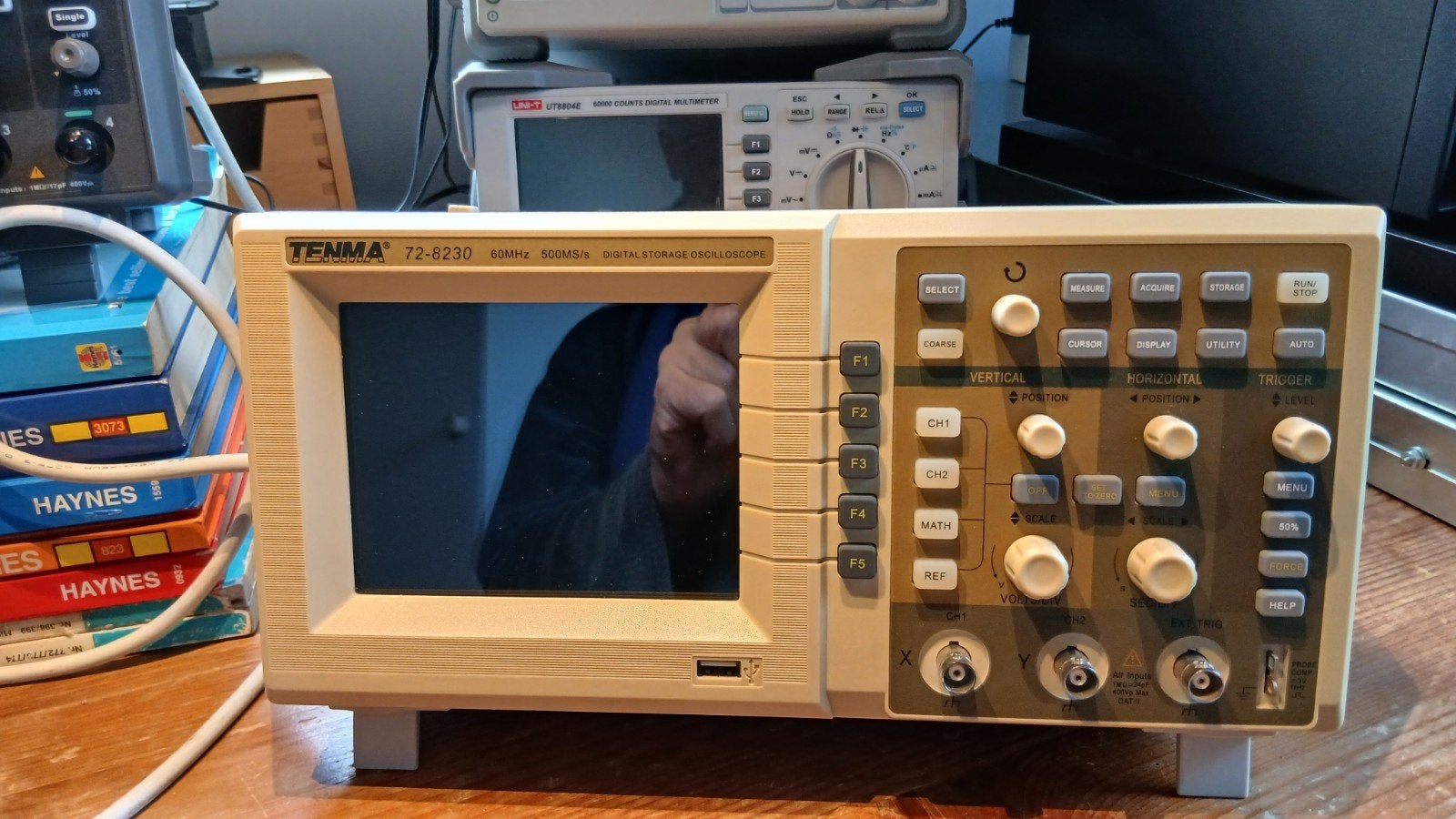 Farnell Tenma 72-8230/UNI-T UTC2062C 60MHz. Oscilloscoop, Ophalen of Verzenden, Zo goed als nieuw
