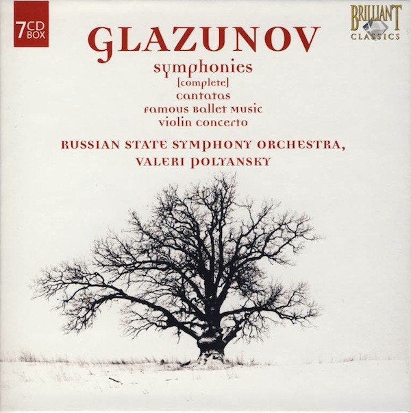 GLAZUNOV Symphonies 7 - CD BOX BRILLIANT NIEUWSTAAT, Boxset, Ophalen of Verzenden, Zo goed als nieuw, Romantiek