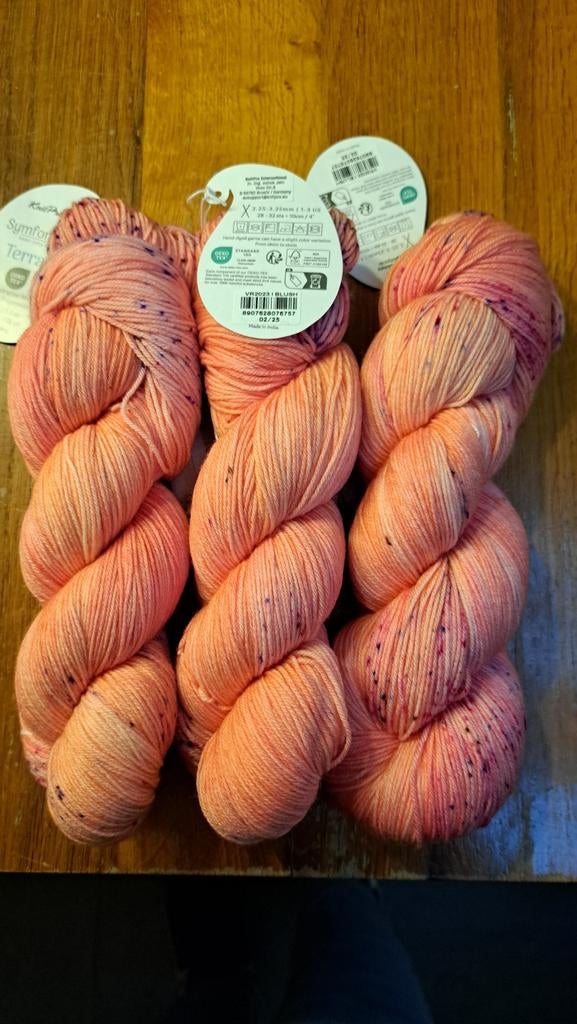 Handgeverfde Superwash Merino Wol/Polyamide - Fingering, Ophalen of Verzenden, Geen, -, Geen