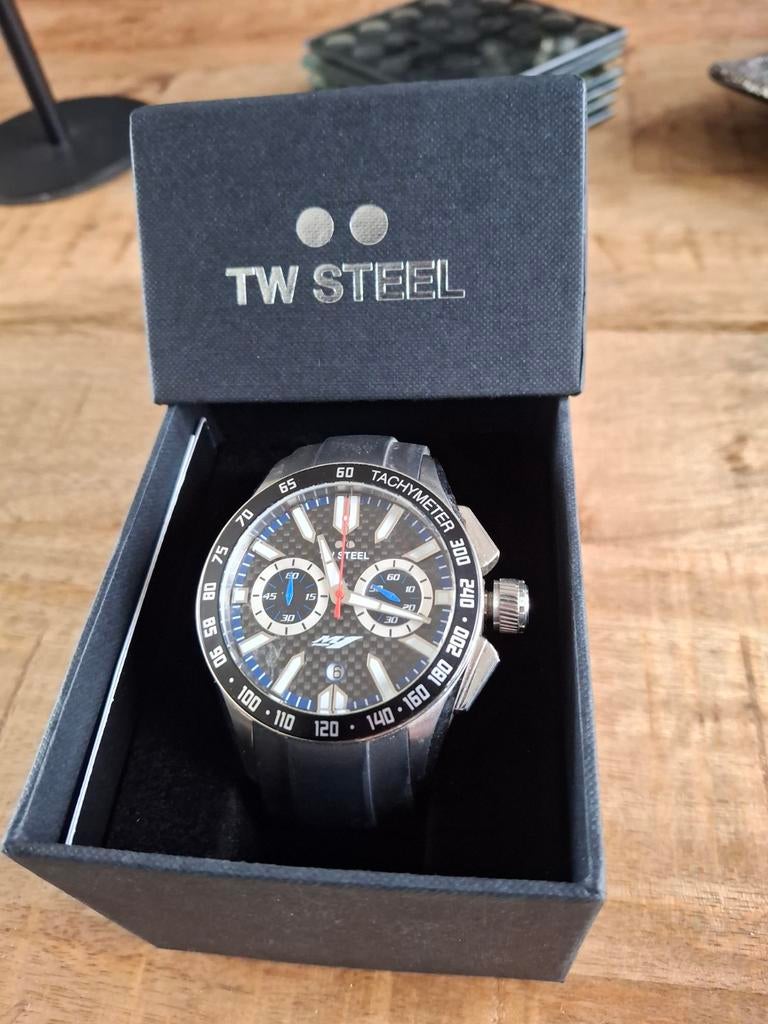 TW steel GS2 yamaha factory racing, Sieraden, Tassen en Uiterlijk, Horloges | Heren, Polshorloge, Kunststof, Zo goed als nieuw