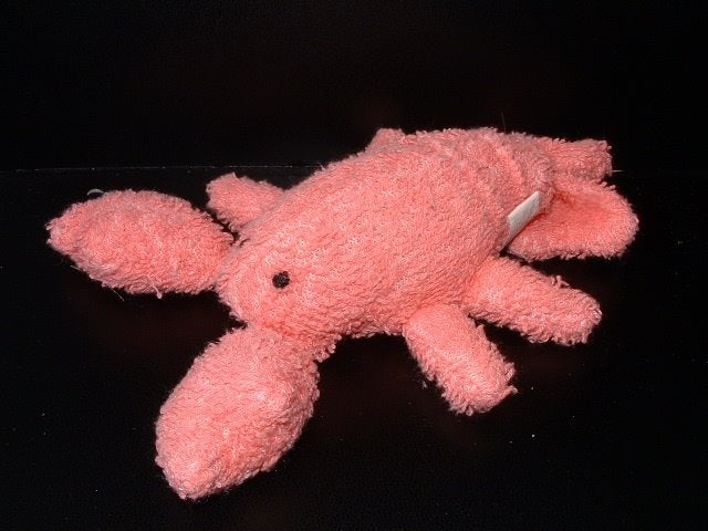 RUSS BERRIE KREEFT CRACKERS BADSTOF ROZE. CA 18 CM, Verzenden, Nieuw, Overige typen