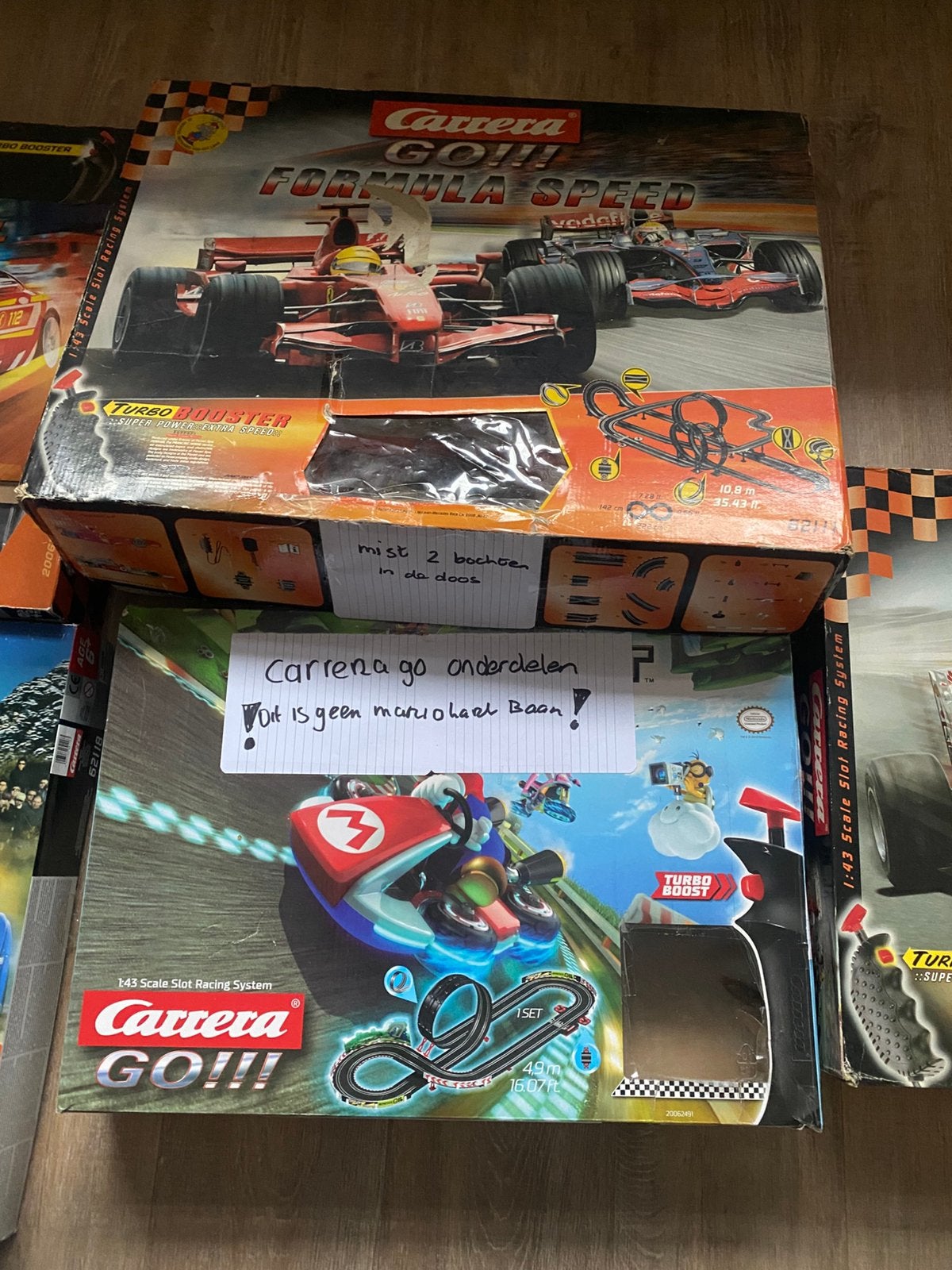 Te koop racebanen, Ophalen, Zelf te bouwen, Carrera, Handmatig