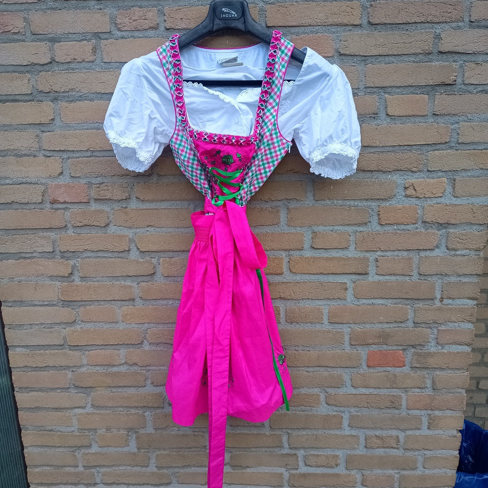 Dirndl 38 M set jurk schort blouse zgan C&A Landhaus, Maat 38/40 (M), Ophalen of Verzenden, C&A, Overige thema's
