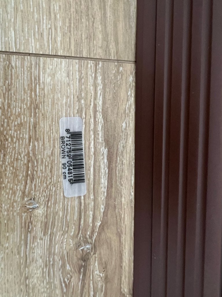 Trapkant bruin 90 cm van Hornbach., Ophalen, Kunststof, Minder dan 100 cm, Lijsten