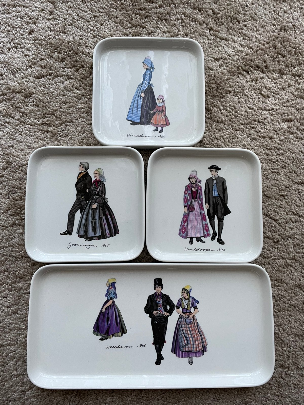 4 x Villeroy & Boch Vintage Schaaltjes., Antiek en Kunst, Verzenden