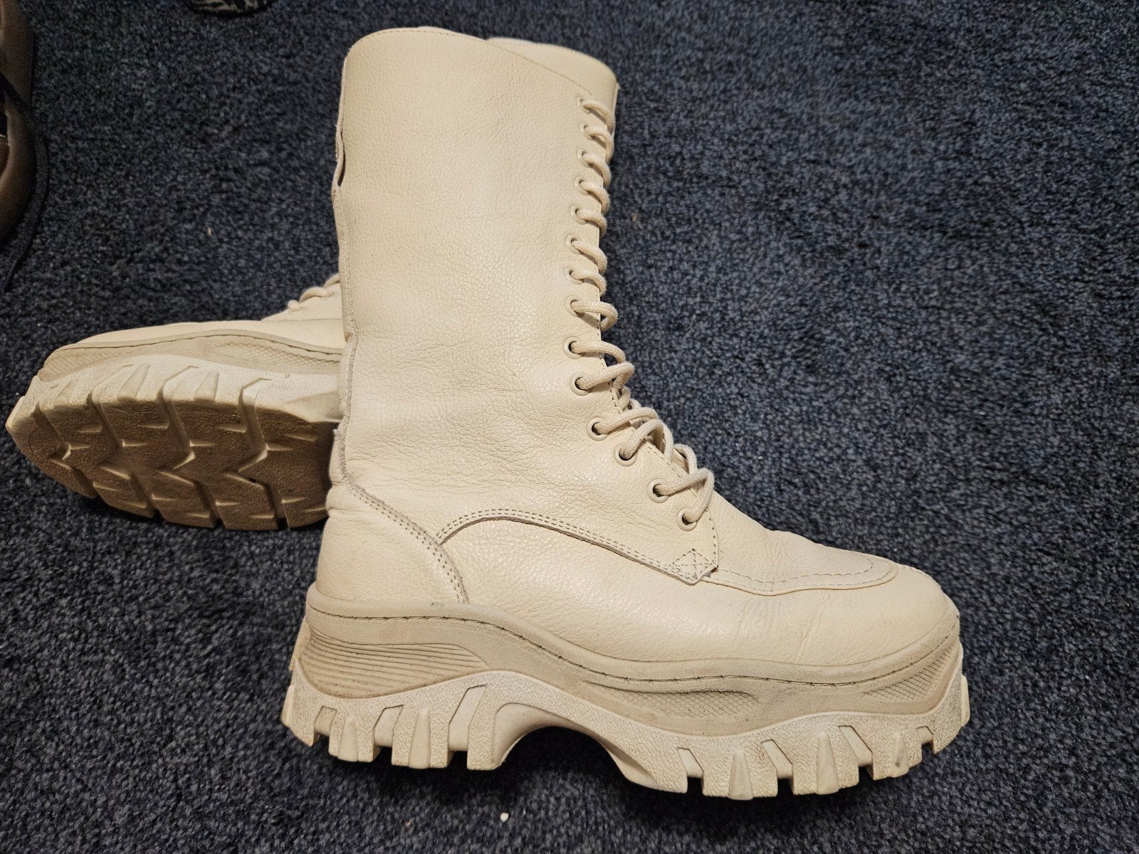 Bronx Jackstar beige laarzen maat 39, Hoge laarzen, Bronx, Verzenden, Beige