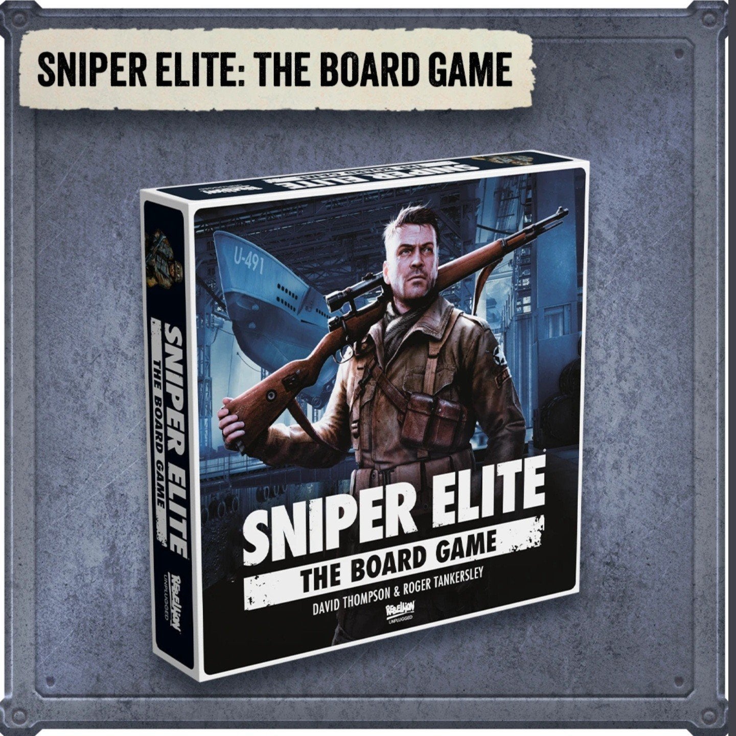 Sniper Elite Board Game + Deluxe Upgrade + 3 Uitbreidingen, Ophalen of Verzenden, Nieuw, Rebellion Unplugged