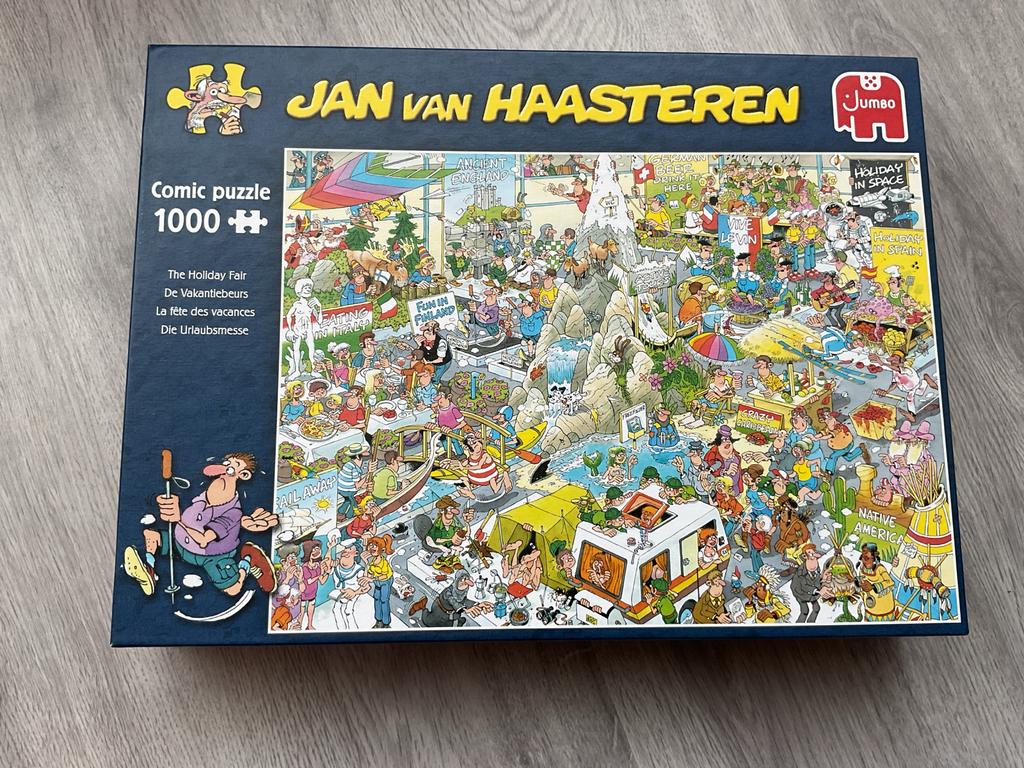 Jan van Haasteren De Vakantiebeurs 1000 stukjes, Ophalen, Meer dan 50 stukjes, Zo goed als nieuw, 6 jaar of ouder