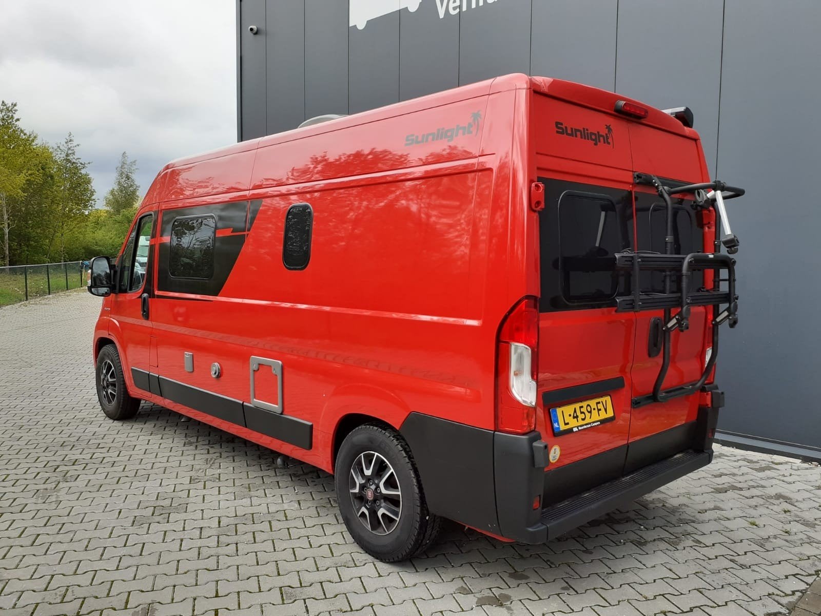 Fietsendrager voor Fiat Ducato buscamper (net fietsenrek), Caravans en Kamperen, Ophalen, Gebruikt