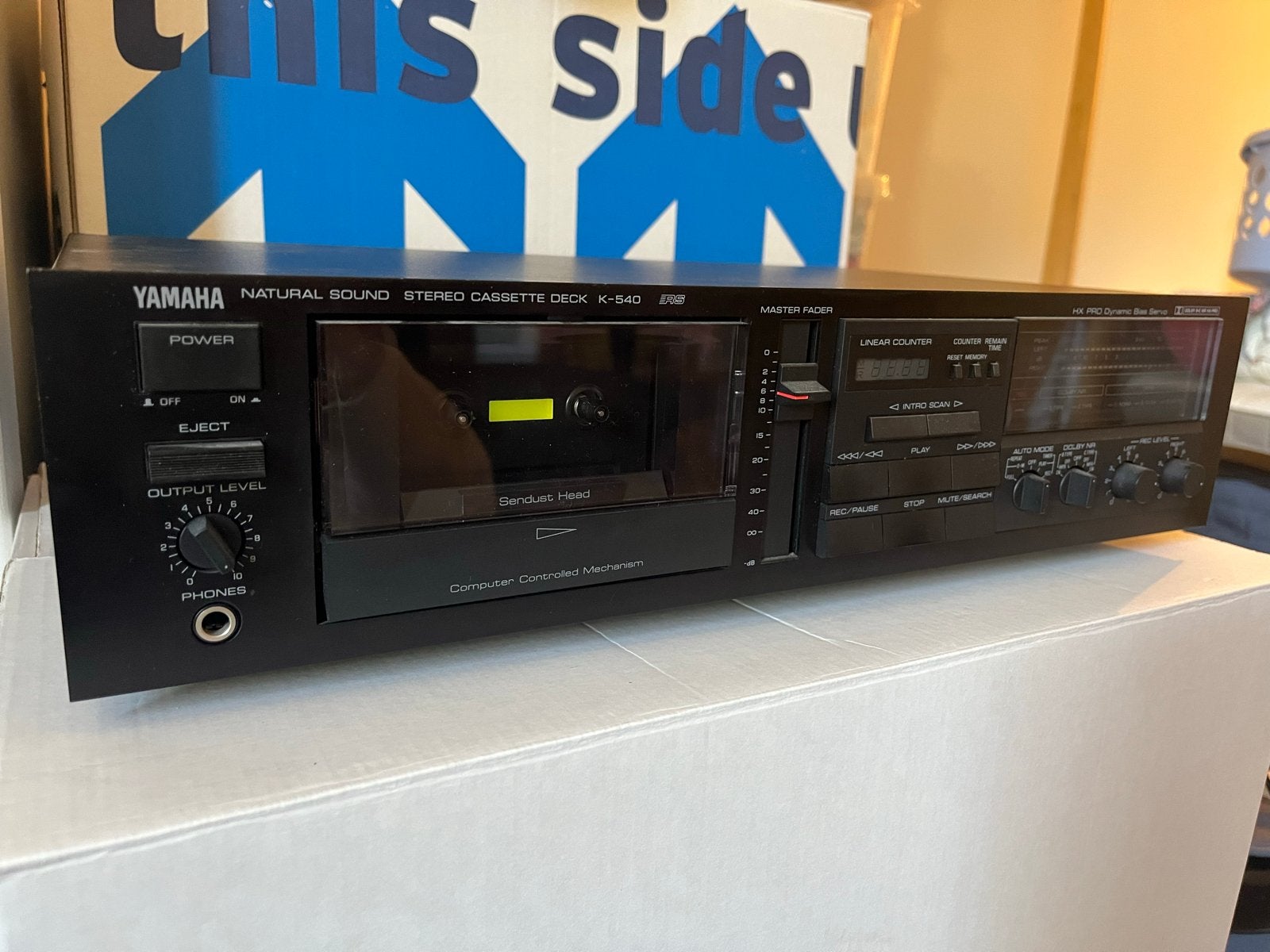Yamaha K-540 Cassettedeck - Gereviseerd 2024, Audio, Tv en Foto, Ophalen, Enkel, Overige merken, Tape counter