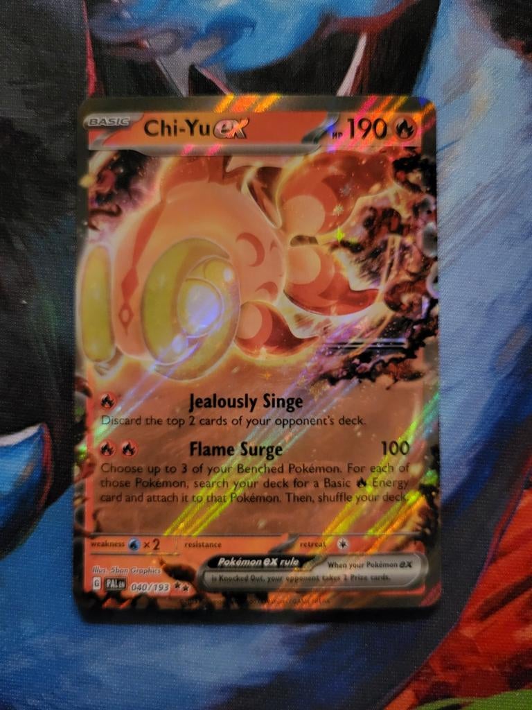 Chi-Yu EX - Paldea Evolved #040/193, Ophalen of Verzenden, Zo goed als nieuw