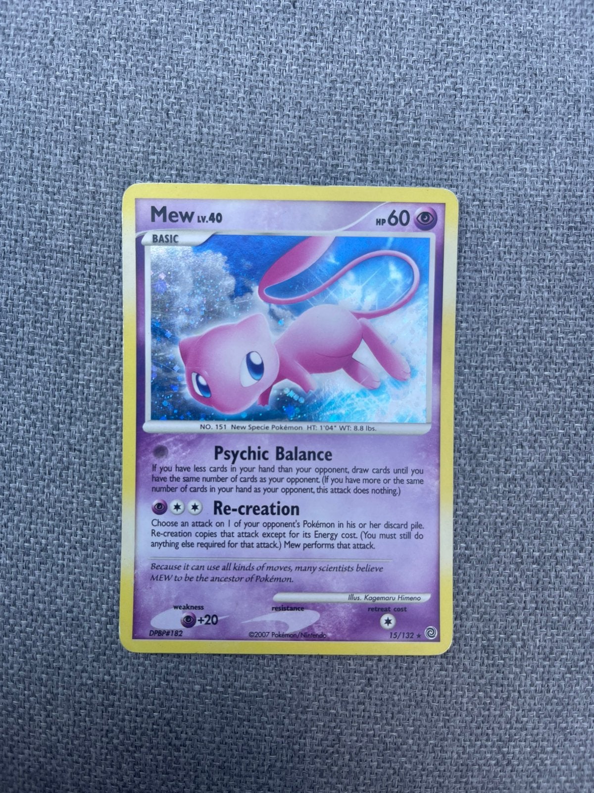 Mew - Pokemon kaart, Ophalen of Verzenden