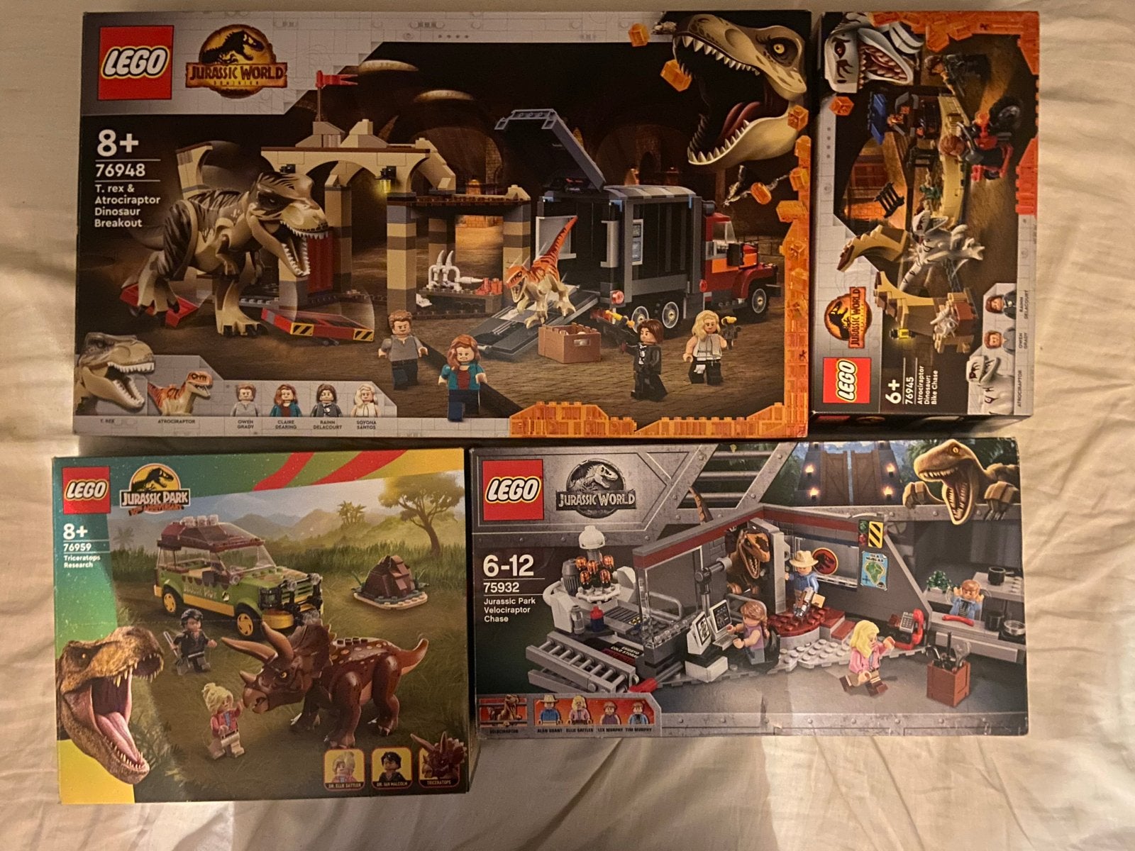 Lego Jurassic world collectie, Jurassic World, Lego, Ophalen of Verzenden, Zo goed als nieuw