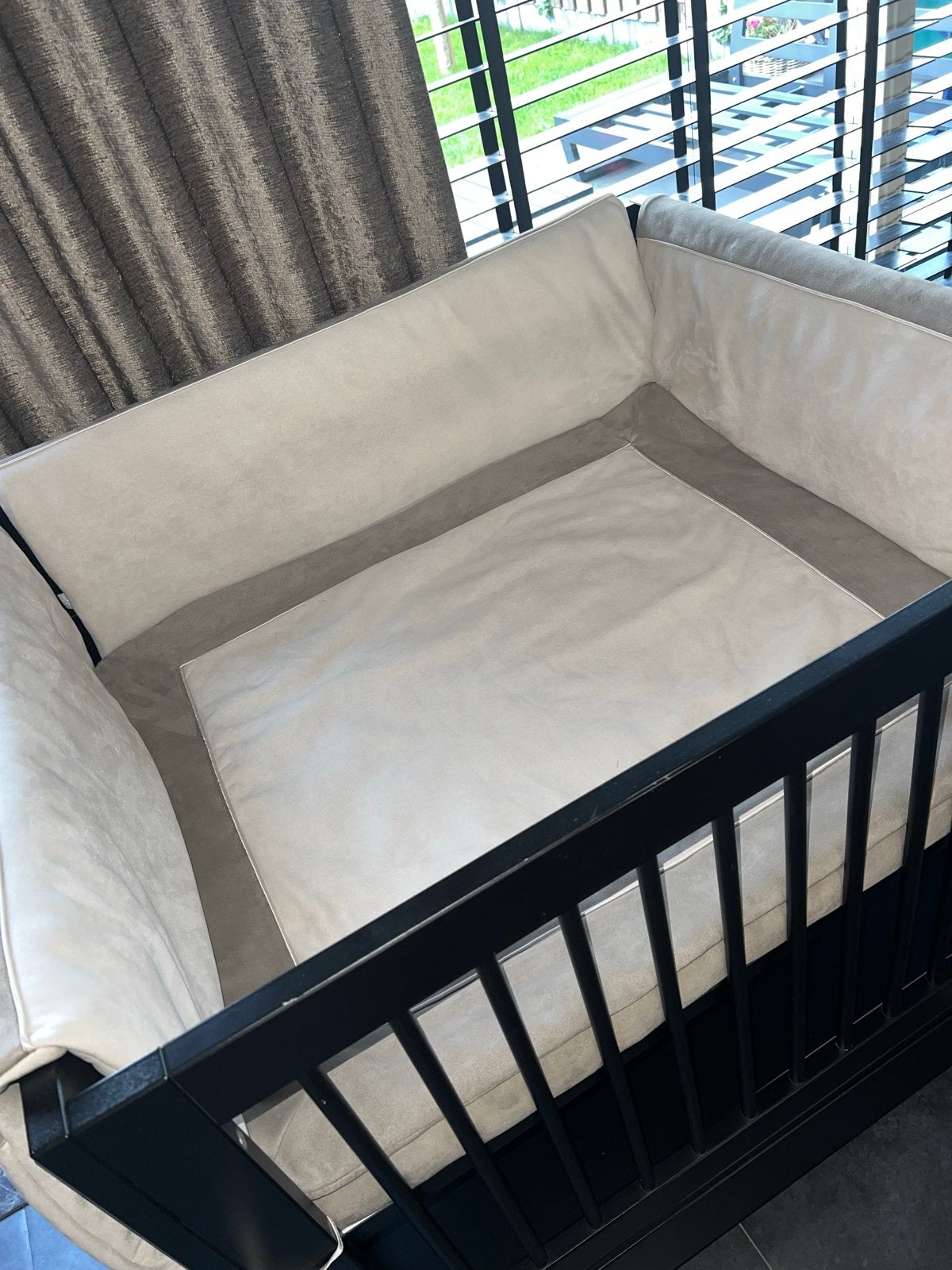 Box bekleding, Ophalen, 70 tot 85 cm, Zo goed als nieuw, Lattenbodem