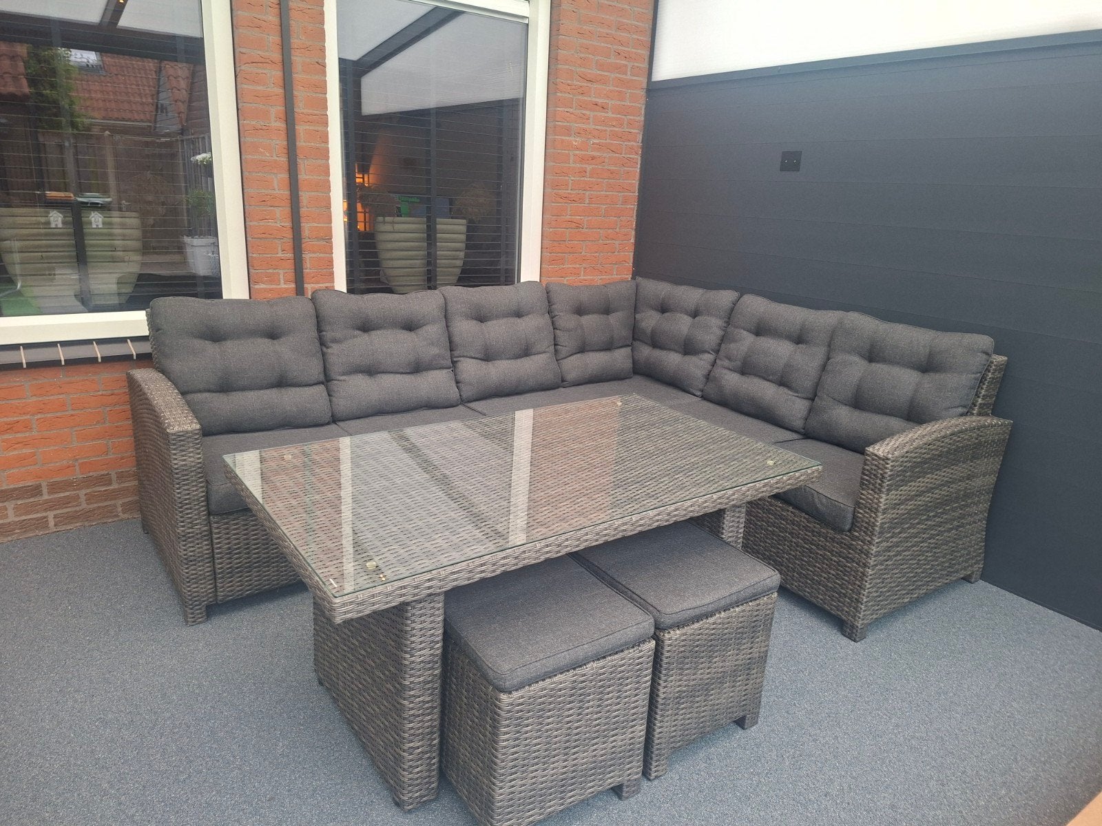Mooie complete loungeset, Ophalen of Verzenden, Gebruikt