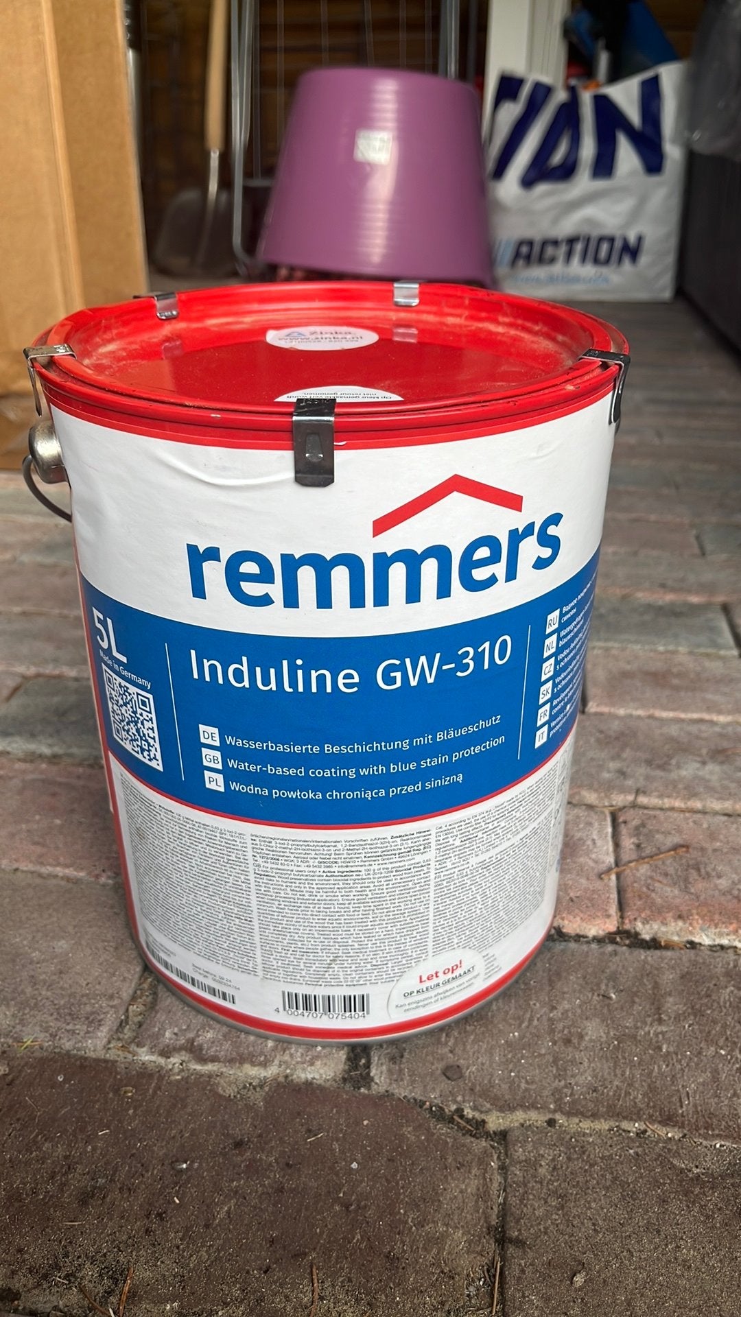 Remmers induline GW-310, kleur RC 360 eiche rustikal, Ophalen of Verzenden, Zo goed als nieuw