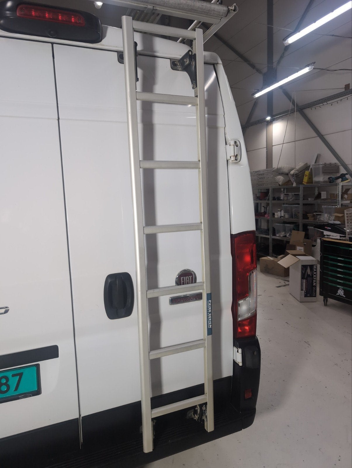 Prime Design AluRack imperial/ imperiaal l2h2 met ladder, Auto diversen, Ophalen, Gebruikt