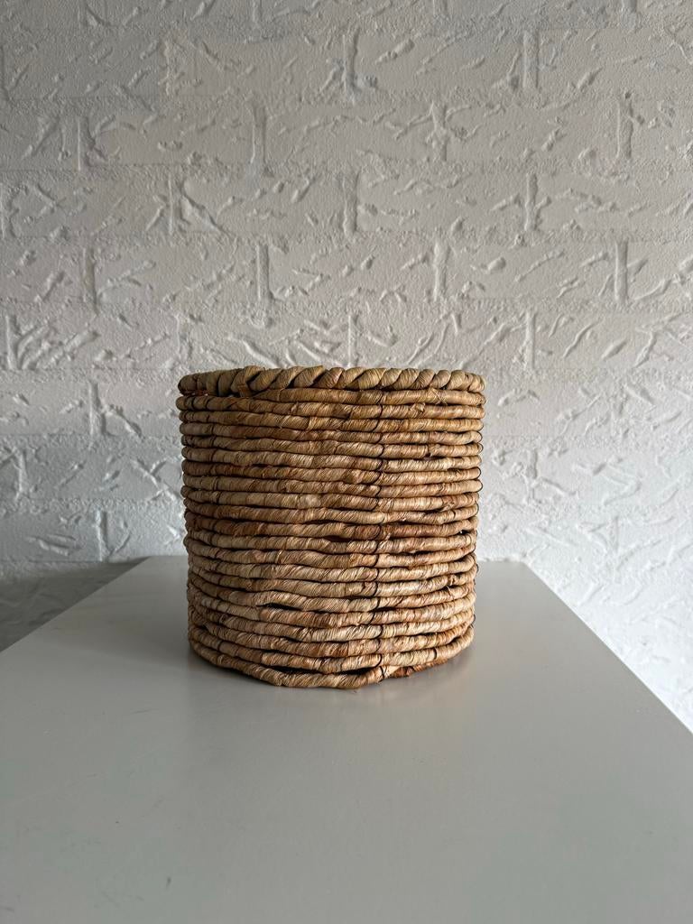 Rotan bloempot, 25 tot 40 cm, Overige materialen, Gebruikt, Rond