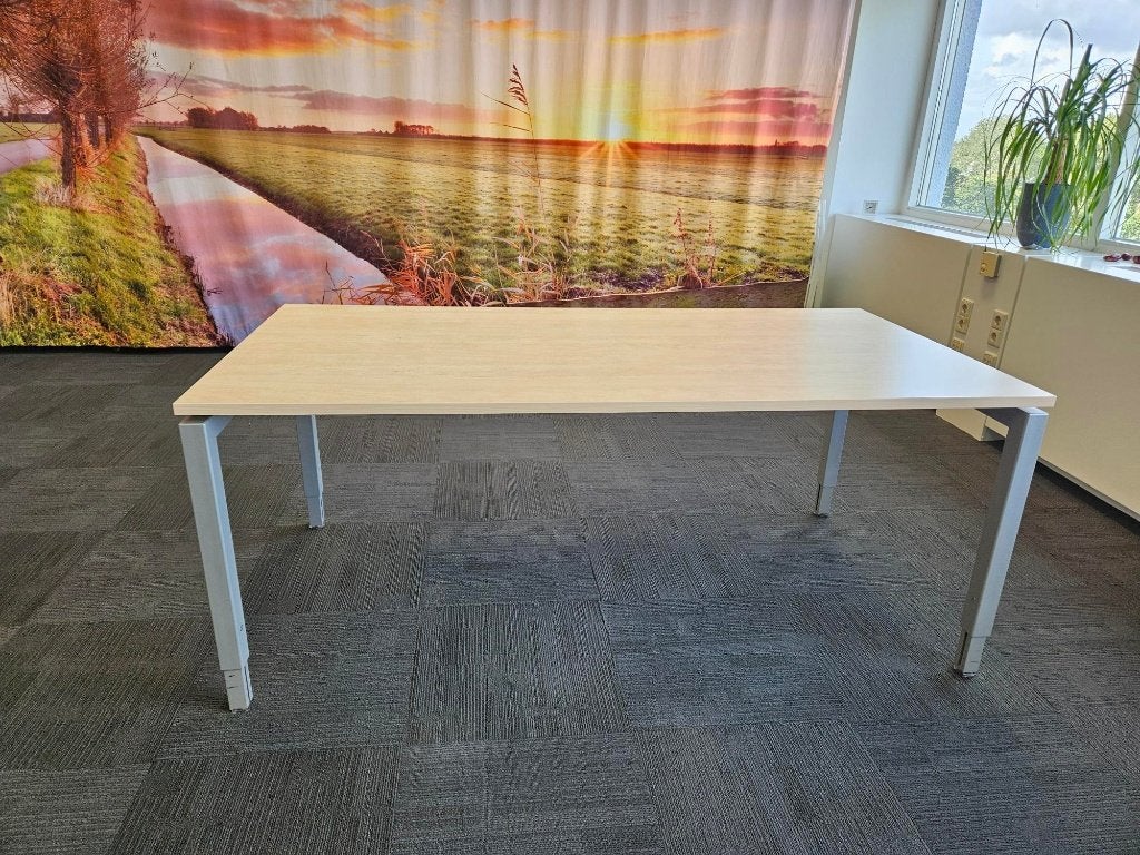 In hoogte verstelbare tafel/bureau 180-90, Ophalen, Gebruikt, In hoogte verstelbaar, 180 cm