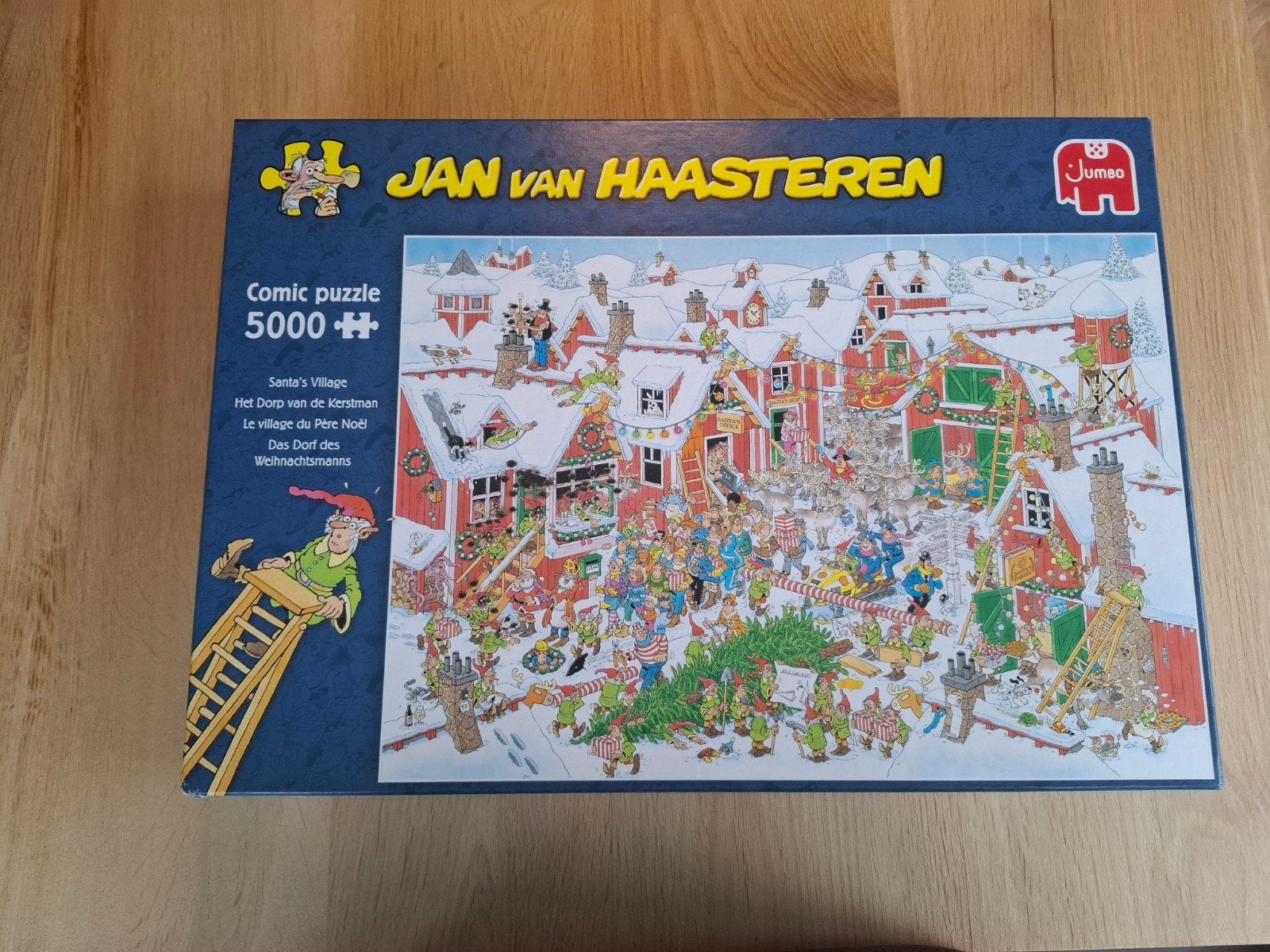 Jan van Haasteren Kerstmis puzzel 5000 stukjes, Hobby en Vrije tijd, Denksport en Puzzels, Ophalen of Verzenden, Meer dan 1500 stukjes