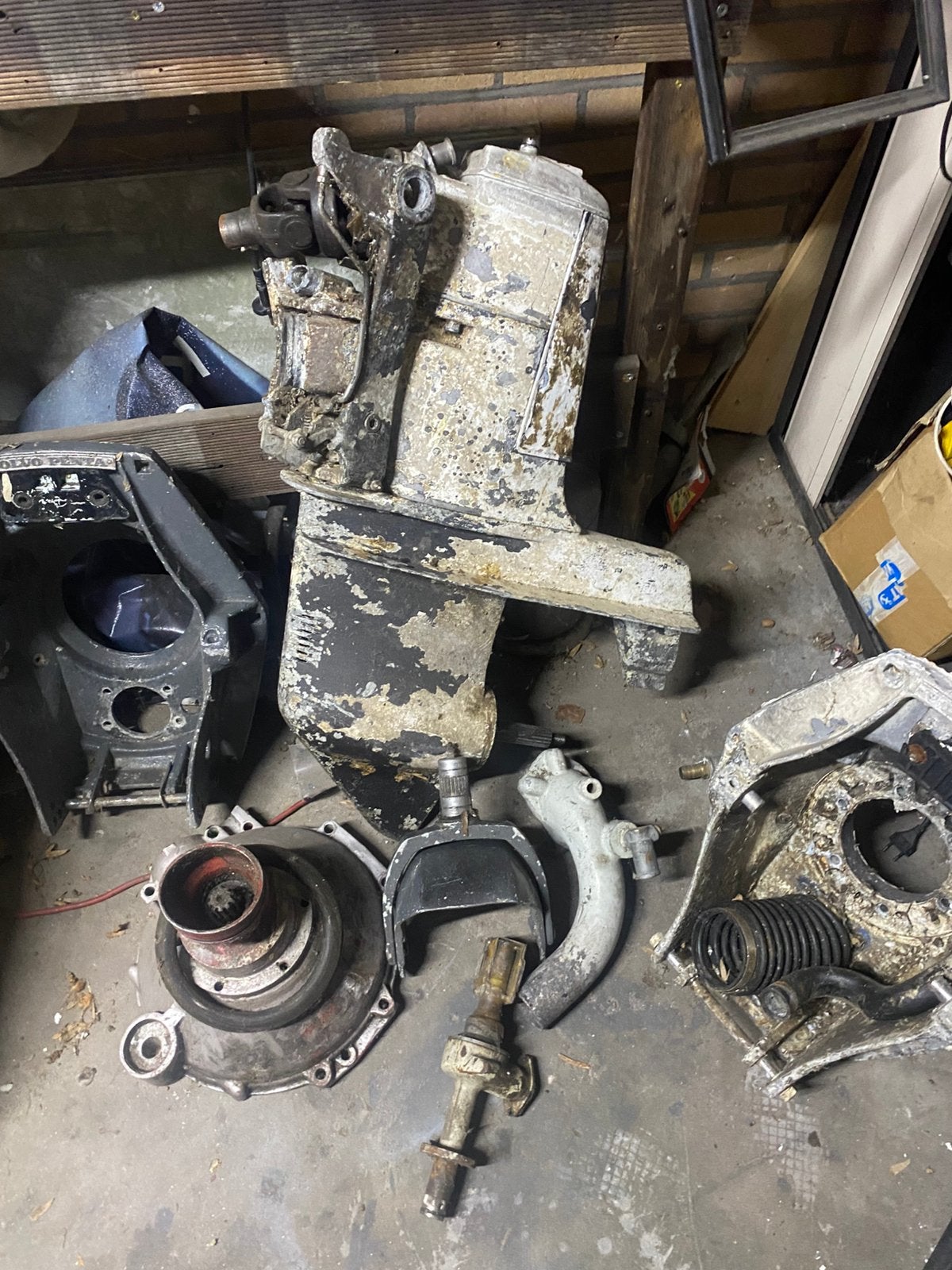 Volvo penta staartstuk 270, Ophalen of Verzenden, Gebruikt, Motor en Techniek