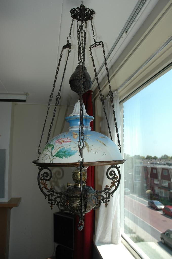 lamp, Joods stijl, Ophalen of Verzenden, Zo goed als nieuw, Glas