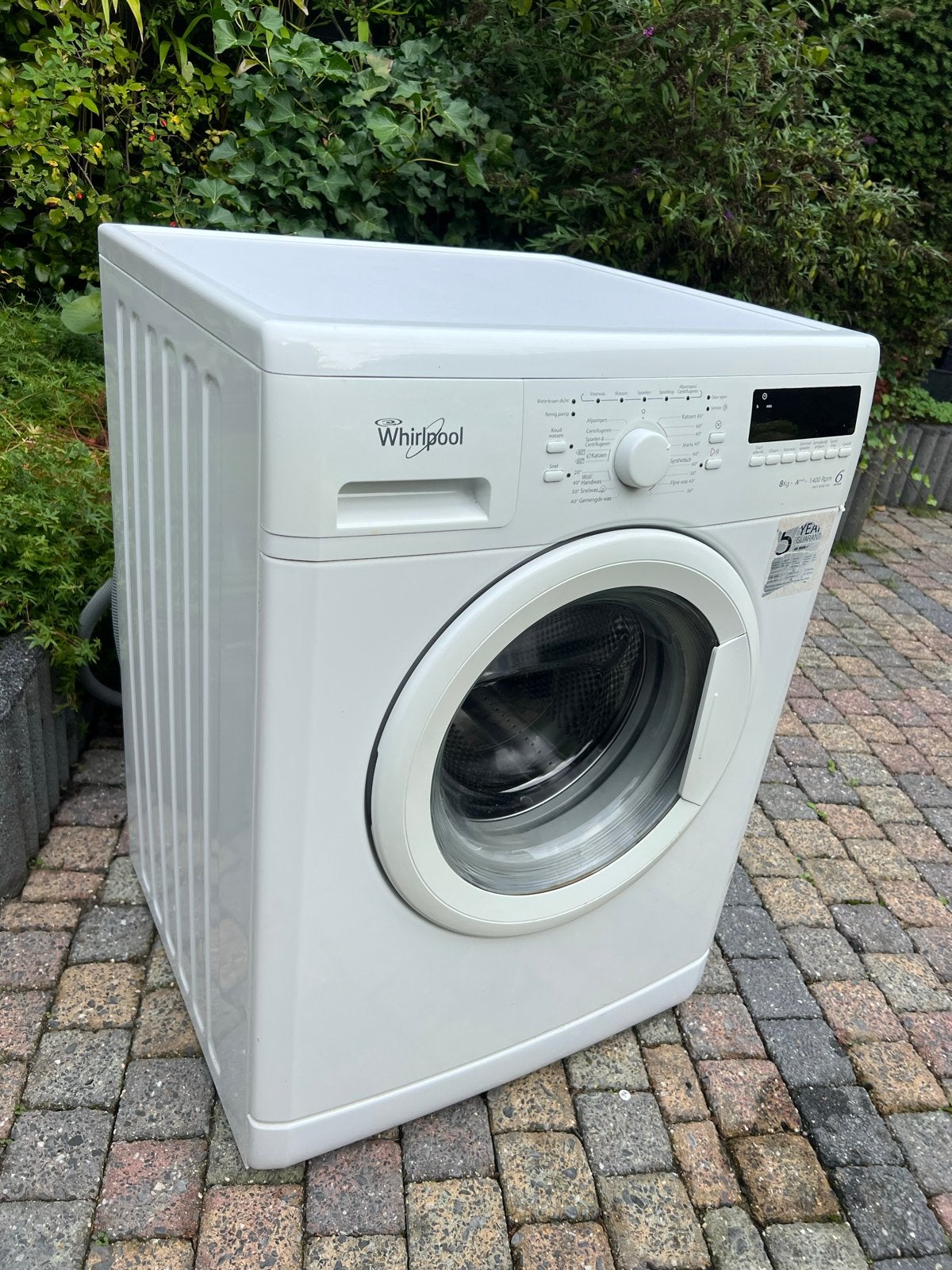 Whirlpool wasmachine 8kg A+++ 1400 toeren, 1200 tot 1600 toeren, Gebruikt, 8 tot 10 kg, Ophalen of Verzenden