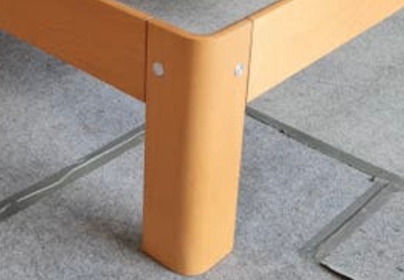 Gezocht Auping Auronde hoekpoten 41 cm hoog, Ophalen, Wit, Tweepersoons, Zo goed als nieuw