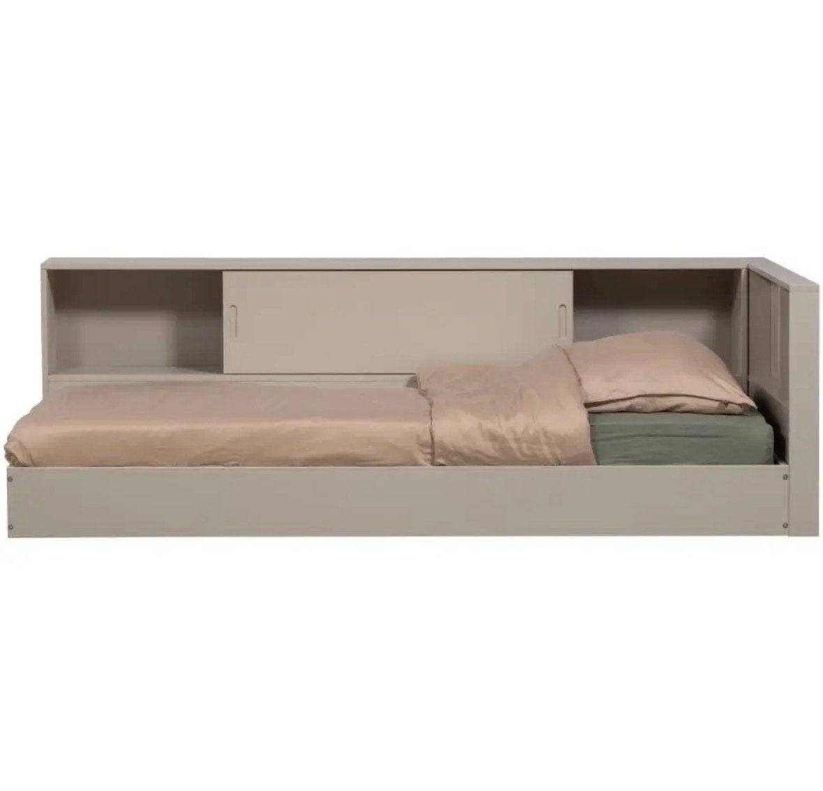 Woood connect Eenpersoonsbed met opbergruimte en lattenbodem, Ophalen, Gebruikt, 90 cm, Eenpersoons