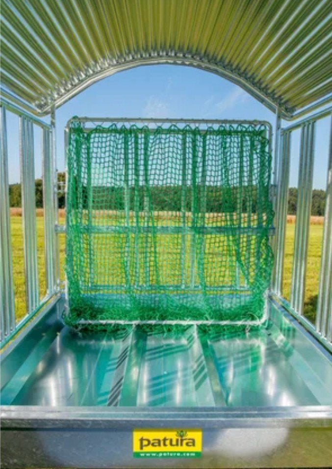 Patura Frame 2m + Voerbesparend net 3,60 x 3,60 m, Maas 4,5, Ophalen, Nieuw
