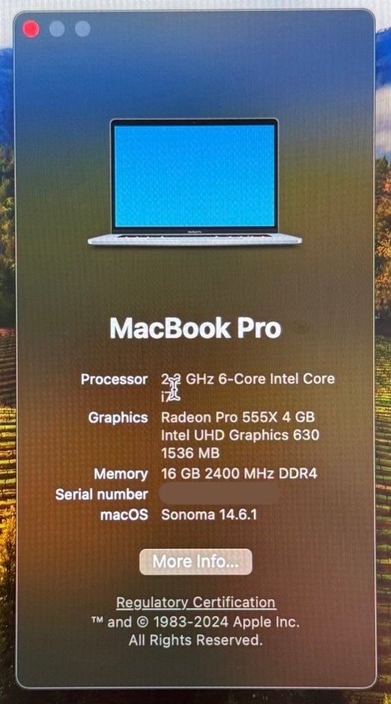 MacBook Pro 15" 2018 | i7 | 16GB | defect scherm, Computers en Software, Apple Macbooks, Gebruikt, 2 tot 3 Ghz, 15 inch, 16 GB