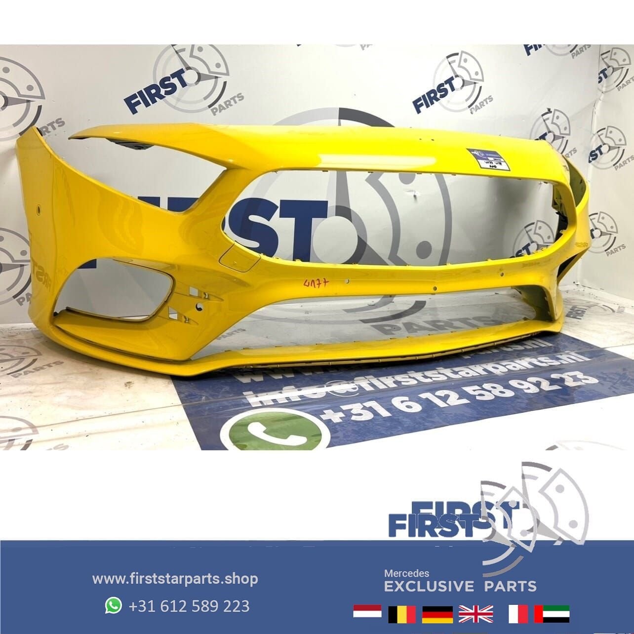 W177 AMG BUMPER Mercedes A Klasse A1778856100 VOORBUMPER 201, Gebruikt, -, Voor, Ophalen of Verzenden