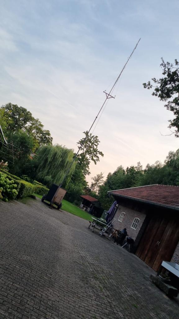 Mobiele kokermast 3x6, Ophalen, Gebruikt, Mast
