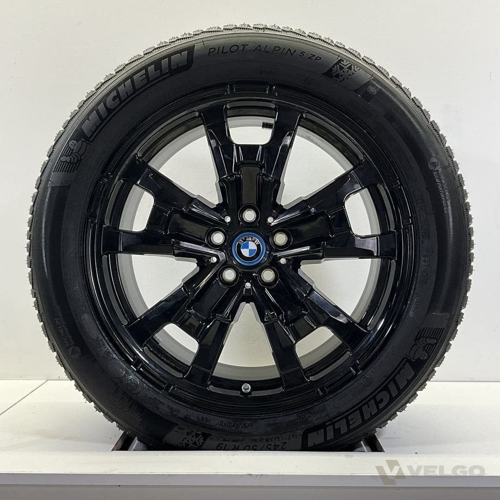 NIEUW BMW IX3 G08 SET VELGEN+WINTERBANDEN 19 INCH 842 *, Auto-onderdelen, 19 inch, Gebruikt, Banden en Velgen, Info@velgo.nl