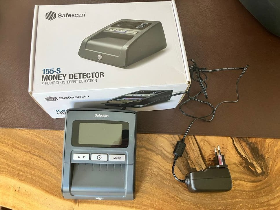 Safescan 155-S Geld Detector Valsgelddetector bankbiljetten, Postzegels en Munten, Munten en Bankbiljetten | Toebehoren, Ophalen of Verzenden