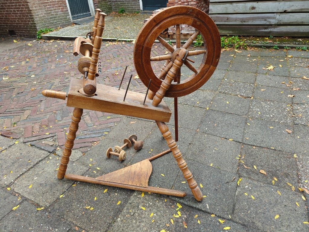 spinnenwiel, Ophalen, Gebruikt, Onbekend, Onbekend