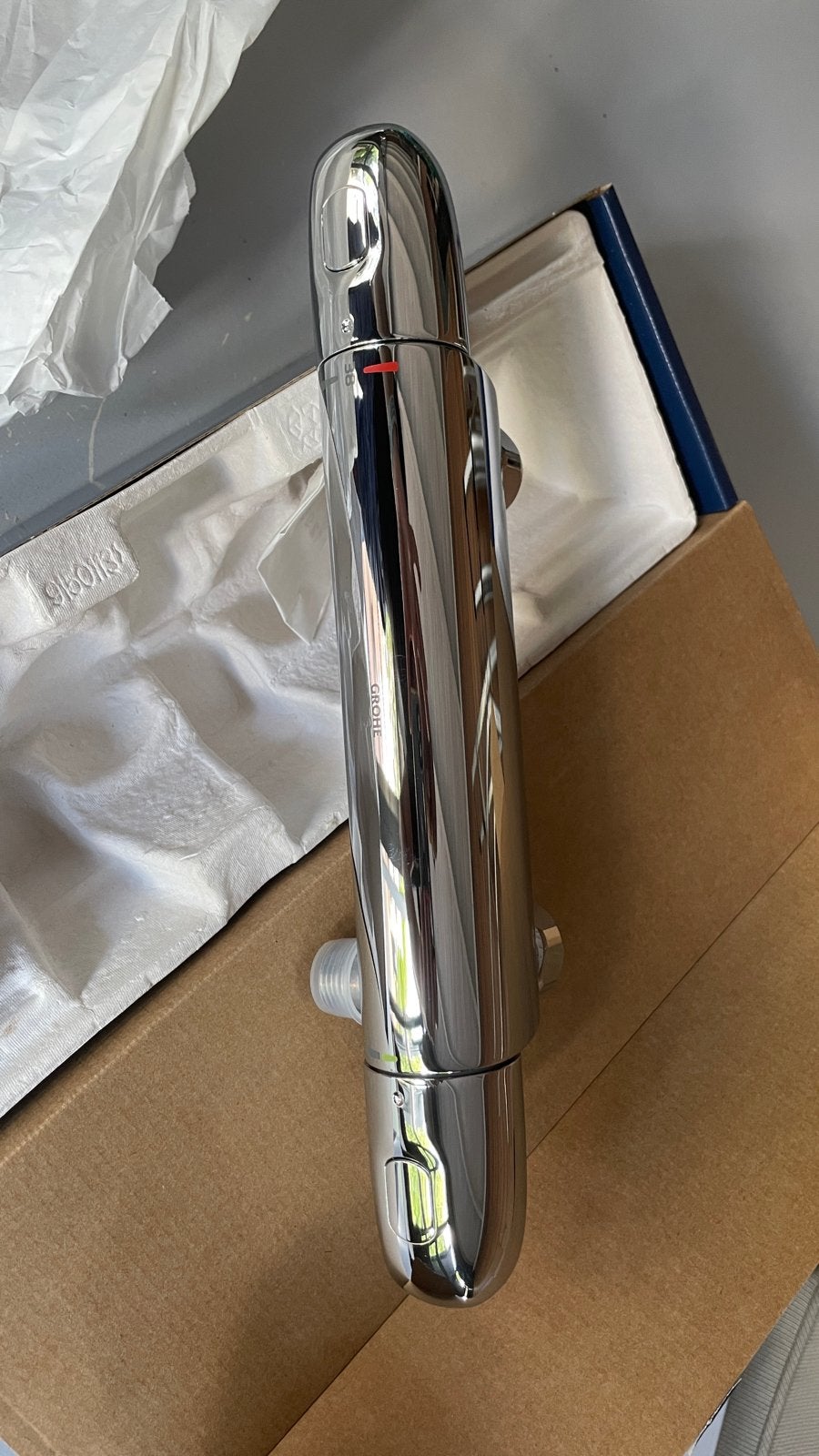 Nieuwe Grohe Grohtherm 1000 Thermostaat Douchekraan Chroom, Ophalen of Verzenden, Nieuw, Chroom, Douche