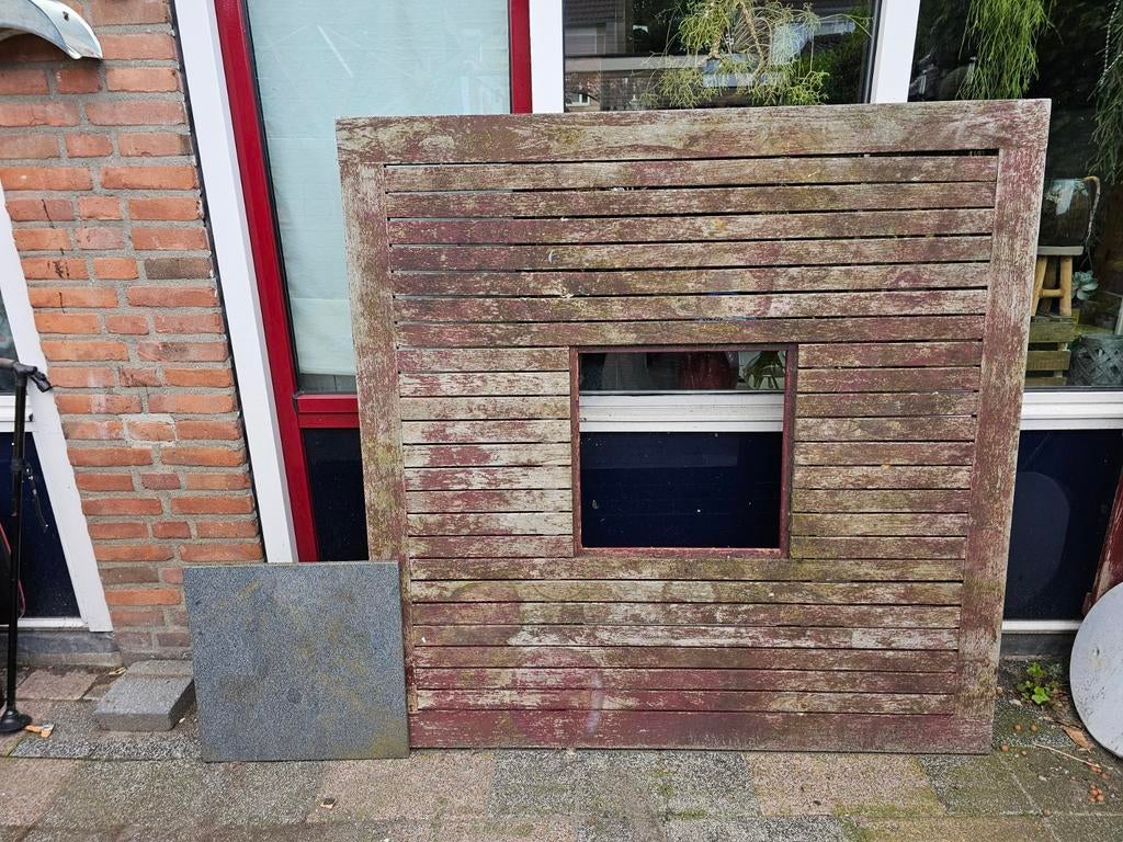 Superfijne tafel zoekt liefde, Tuin en Terras, Tuintafels, Ophalen, Gebruikt, Rechthoekig, Hout