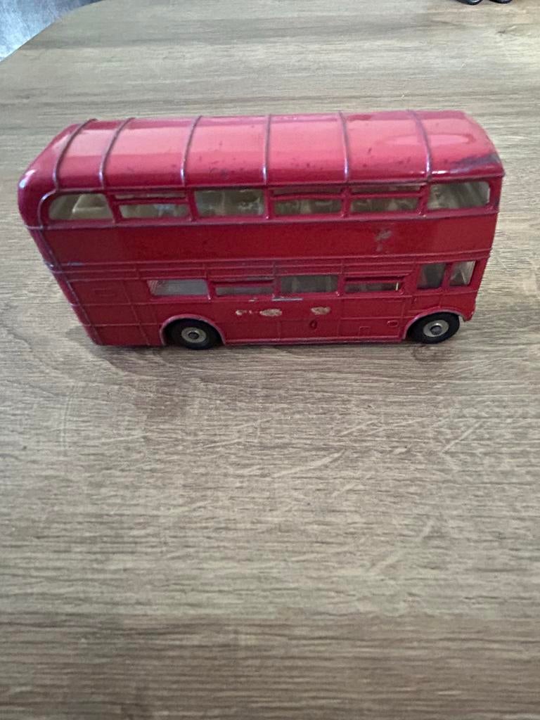 Vintage Dinky Toys Routemaster Bus - Rood, Ophalen of Verzenden, Gebruikt, Overige typen