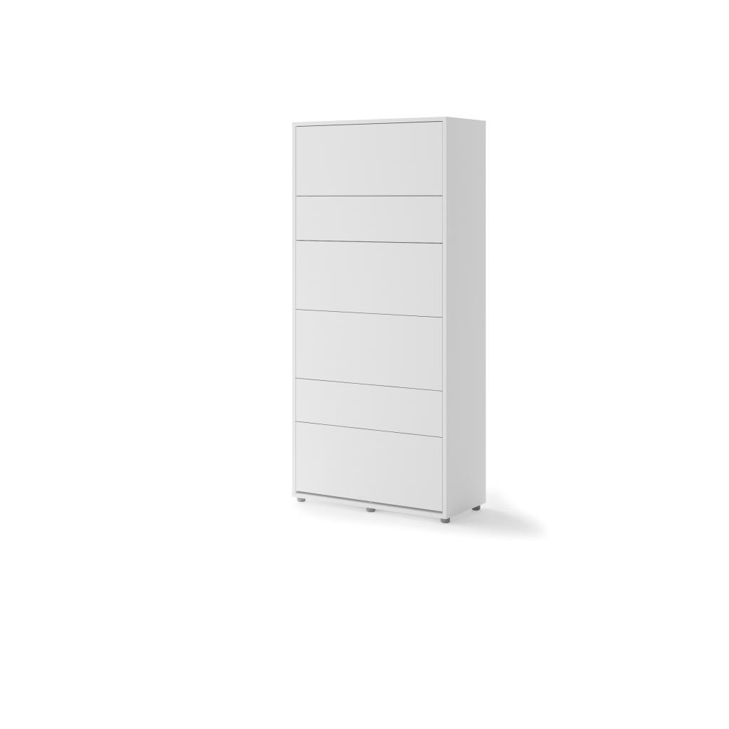 Concept opklapbed verticaal - 90x200 - Wit, Niet ingevuld, Niet ingevuld, Niet ingevuld
