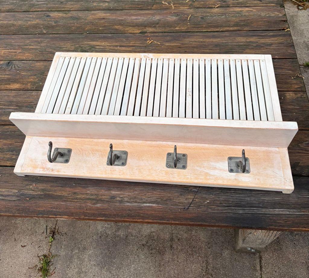 Houten kapstok, Huis en Inrichting, Woonaccessoires | Kapstokken, Ophalen, Hout, Wandkapstok, Minder dan 100 cm