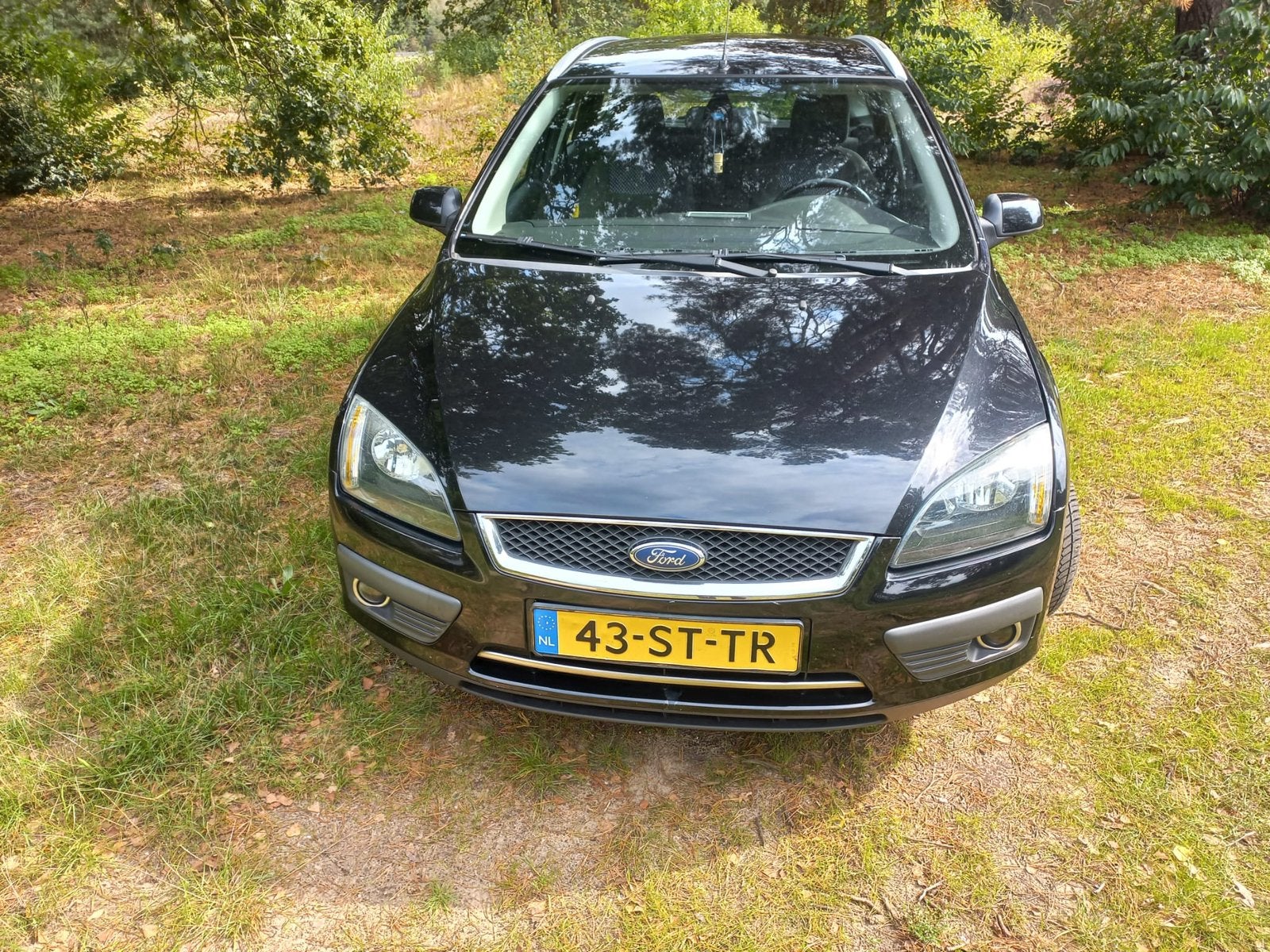 Ford Focus 1.6 74KW Wagon 2006 Zwart, Auto's, 1596 cc, 15 km/l, 4 cilinders, 635 kg