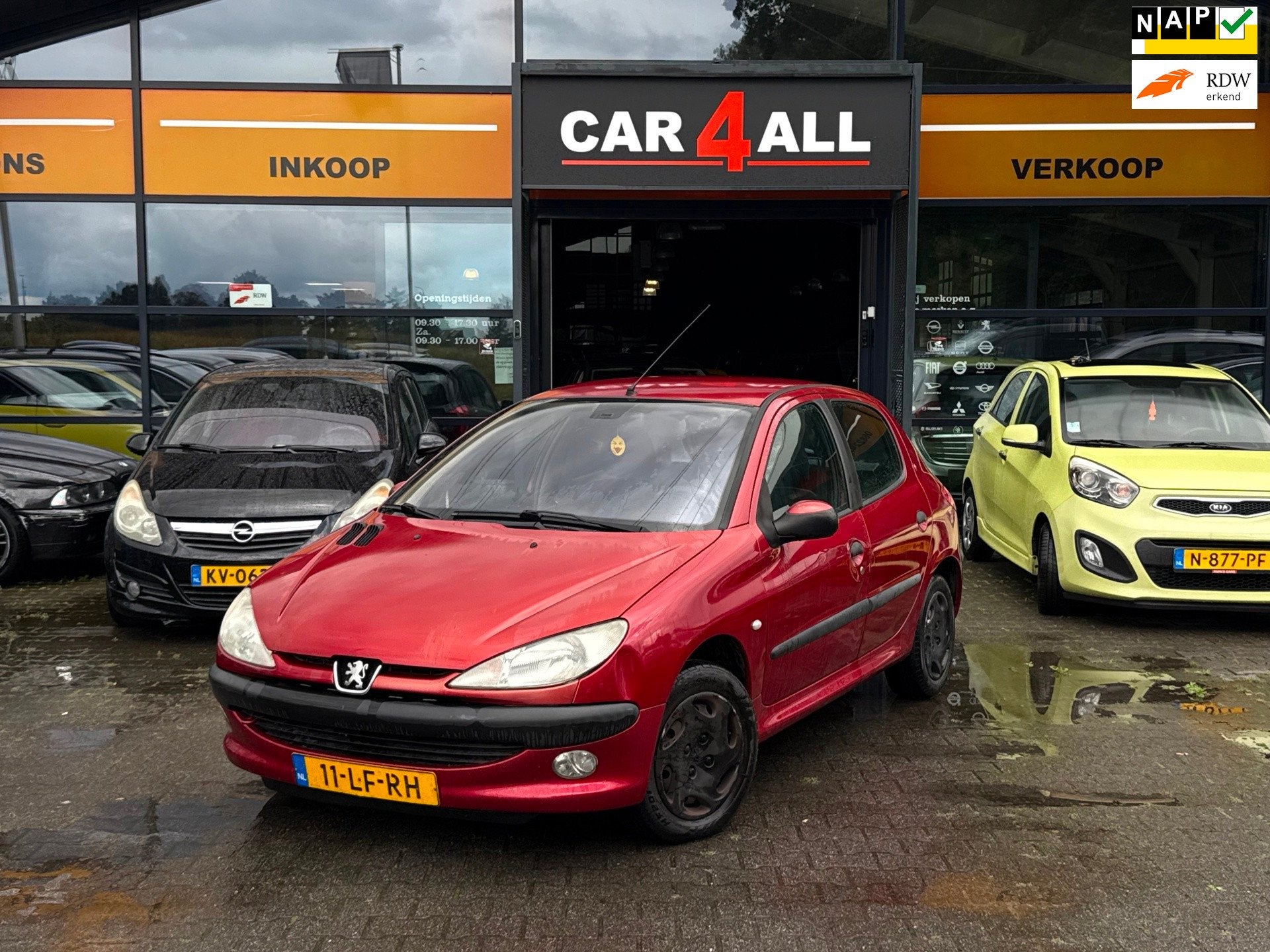 Peugeot 206 1.4 Gentry AIRCO/APK 5-3-2027/RIJDT PERFECT, Auto's, Voorwielaandrijving, Stof, 4 cilinders, Origineel Nederlands