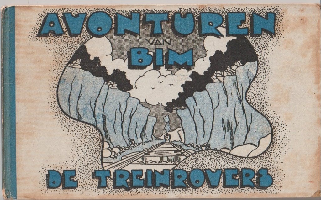 Bim (Jefke) De treinrovers uit 1943 hardcover, Eén stripboek, Ophalen of Verzenden, Gelezen