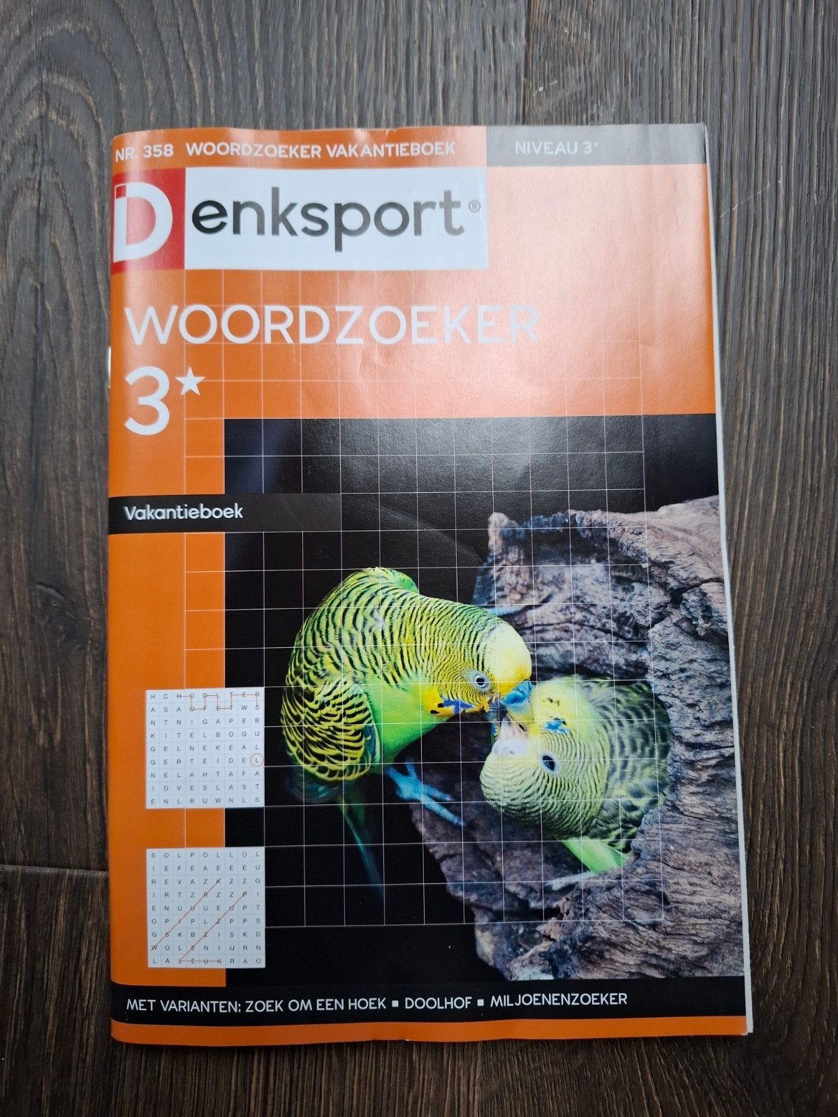 Denksport Woordzoeker Vakantieboek 3 - Nieuw, Ophalen of Verzenden, Minder dan 500 stukjes, Nieuw, Puzzelboek