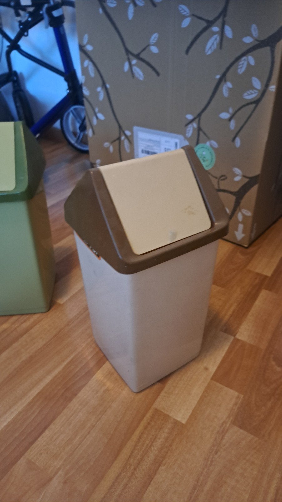 Vintage Curver vuilnisbakjes - per stuk, Vintage, Gebruikt, Meerkleurig, Kunststof