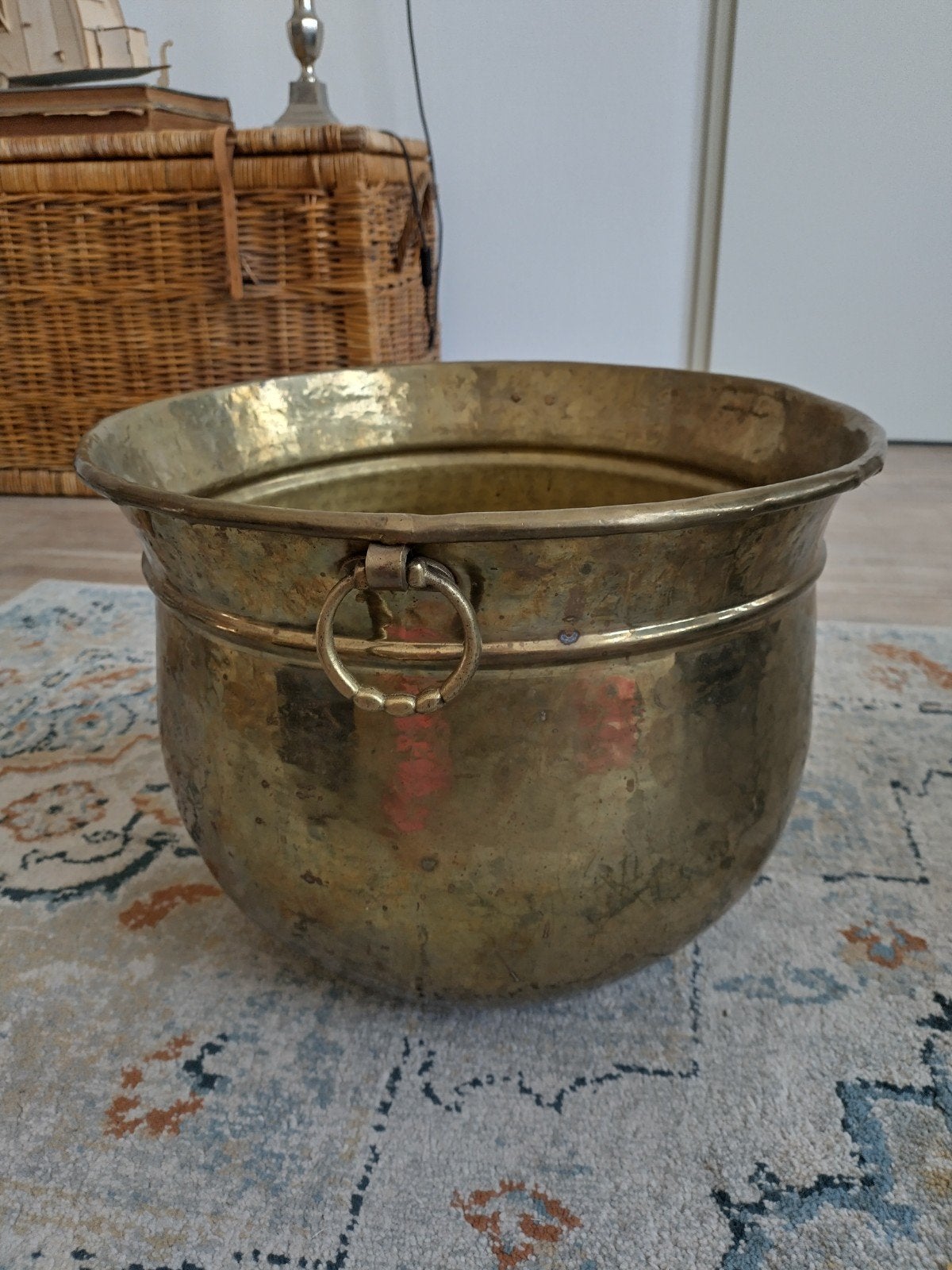Grote messing ketel, Ophalen, Koper